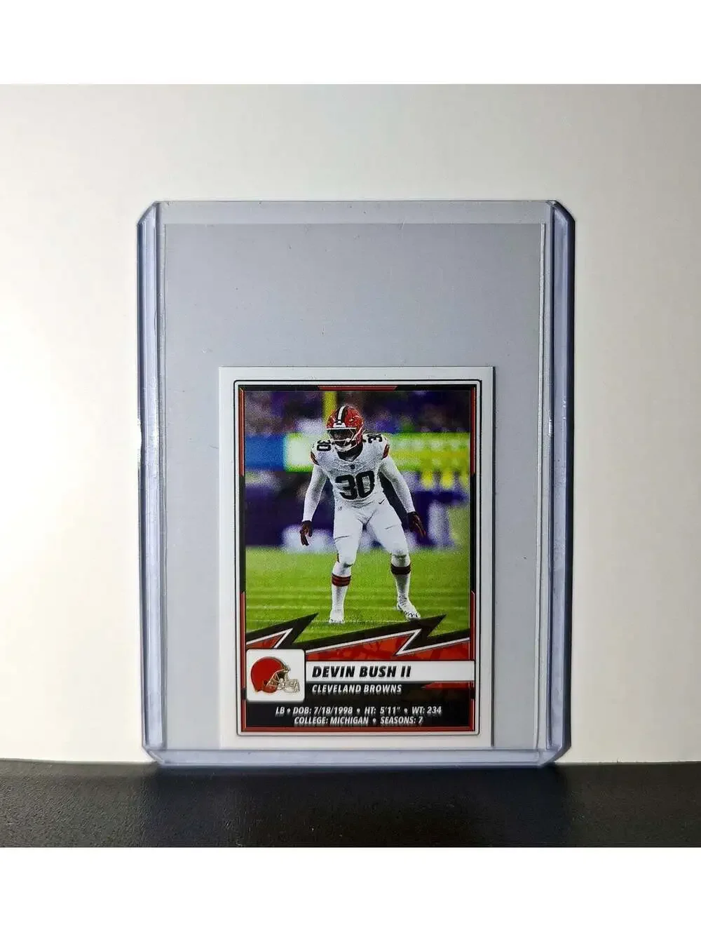 Devin Bush II 2025 Panini NFL #143 Sticker Cleveland Browns